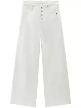 Woolrich брюки широкого кроя, белый