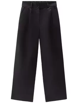 Woolrich брюки широкого кроя, черный