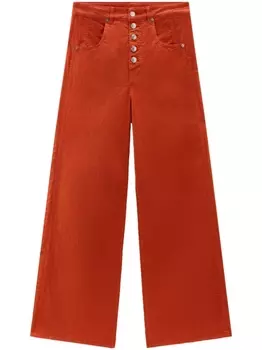 Woolrich брюки широкого кроя, оранжевый