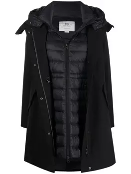 Woolrich двусторонняя парка, черный