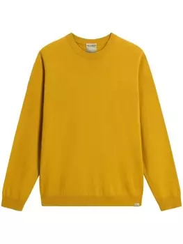 Woolrich джемпер из кашемира с круглым вырезом, желтый