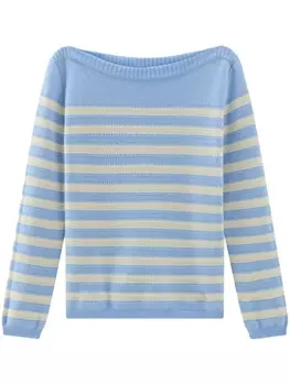 Woolrich джемпер в полоску, синий