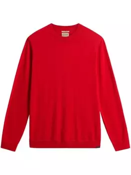 Woolrich джемпер вязаный с логотипом, красный