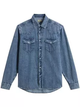 Woolrich джинсовая рубашка, синий