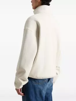 Woolrich флисовая толстовка на молнии, нейтральный цвет