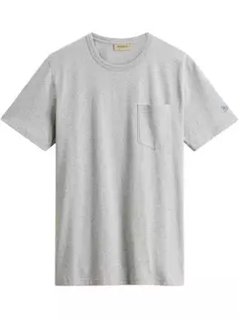 Woolrich футболка с карманом и логотипом, серый