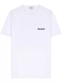 Woolrich футболка с логотипом, белый