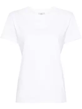 Woolrich футболка с вышитым логотипом, белый