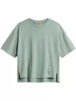 Woolrich хлопковая футболка, зеленый