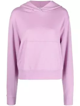 Woolrich худи с вышитым логотипом, фиолетовый