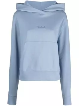Woolrich худи с вышитым логотипом, синий