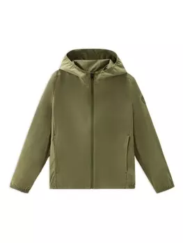 Woolrich Kids куртка Pacific с капюшоном, зеленый