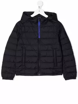 Woolrich Kids куртка Sundance с капюшоном, синий