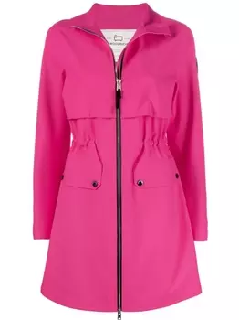Woolrich короткое пальто на молнии, розовый