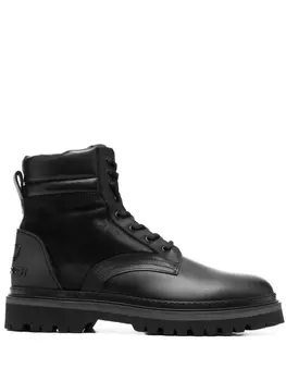 Woolrich кроссовки со вставками, черный