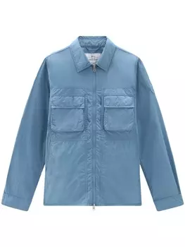 Woolrich куртка-рубашка Crinkle, синий