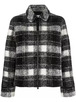 Woolrich куртка-рубашка в клетку, черный