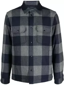 Woolrich куртка-рубашка в клетку, синий