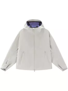 Woolrich куртка Windstopper Gore-Tex с капюшоном, нейтральный цвет