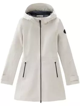 Woolrich легкая парка с капюшоном, нейтральный цвет