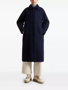 Woolrich пальто из мельтона, синий