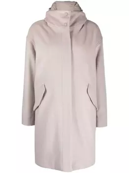 Woolrich пальто Kuna Parka с дутыми вставками, нейтральный цвет