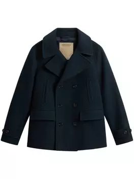 Woolrich пальто Melton, синий