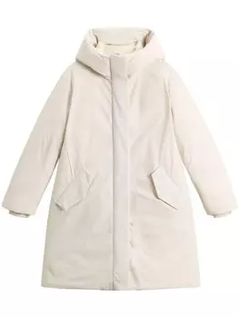 Woolrich парка с капюшоном, белый