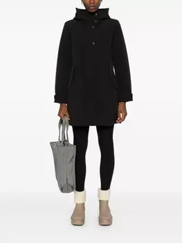 Woolrich парка с капюшоном, черный