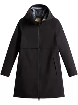 Woolrich парка с капюшоном, черный