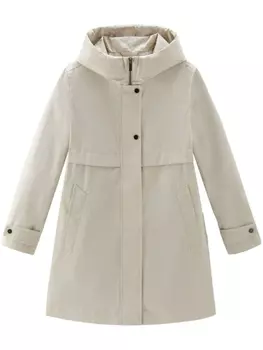 Woolrich парка с капюшоном, нейтральный цвет