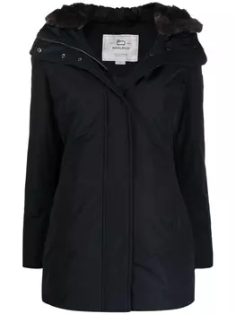 Woolrich парка с капюшоном, синий