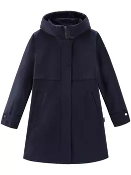 Woolrich парка с капюшоном, синий