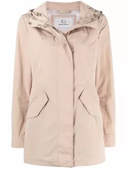 Woolrich парка Summer на пуговицах, нейтральный цвет