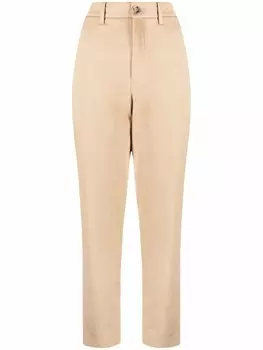 Woolrich прямые брюки строгого кроя, серый