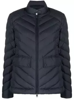 Woolrich пуховик на молнии, синий