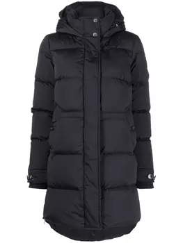 Woolrich пуховик с капюшоном, черный