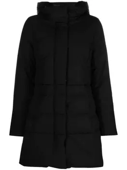Woolrich пуховик с капюшоном, черный