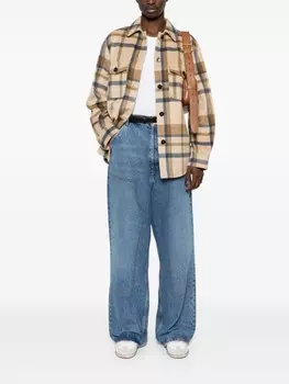 Woolrich роскошная верхняя рубашка, коричневый