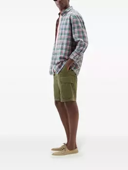 Woolrich рубашка в клетку, зеленый