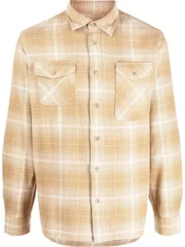 Woolrich рубашка в клетку, желтый