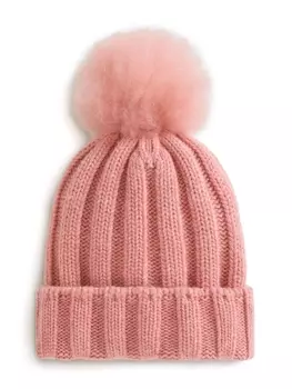 Woolrich шапочка с помпоном, розовый
