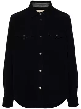 Woolrich шерстяная рубашка куртка, синий