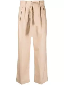 Woolrich широкие брюки со шнуровкой, серый