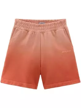 Woolrich шорты с градиентным принтом, розовый