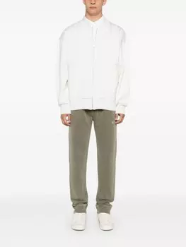 Woolrich спортивные брюки с вышитым логотипом, зеленый