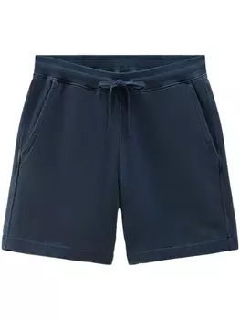 Woolrich спортивные шорты с кулиской, синий