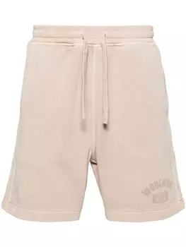Woolrich спортивные шорты с логотипом, нейтральный цвет