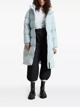 Woolrich стеганая парка-пуховик, синий