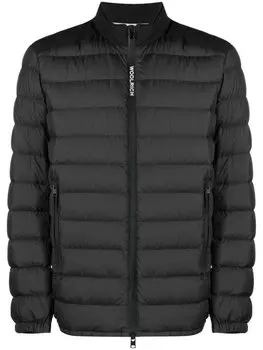 Woolrich стеганый пуховик, черный